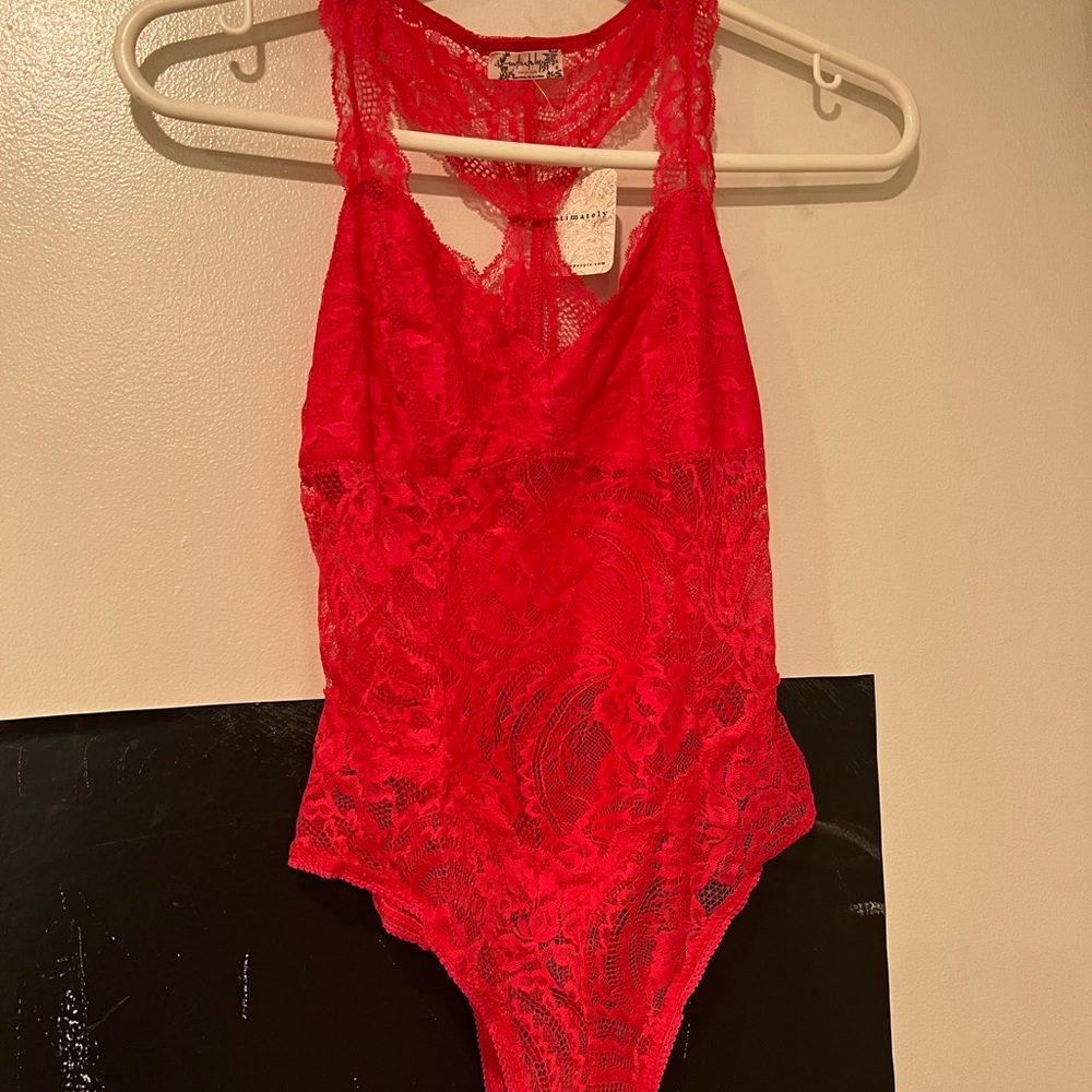 Free People Midnight Hour Bodysuit